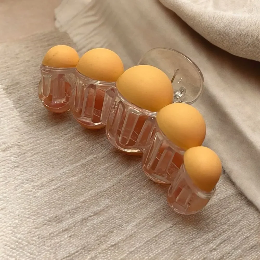 🤯5/$25🤯 Light Orange Bubble Hair Claw